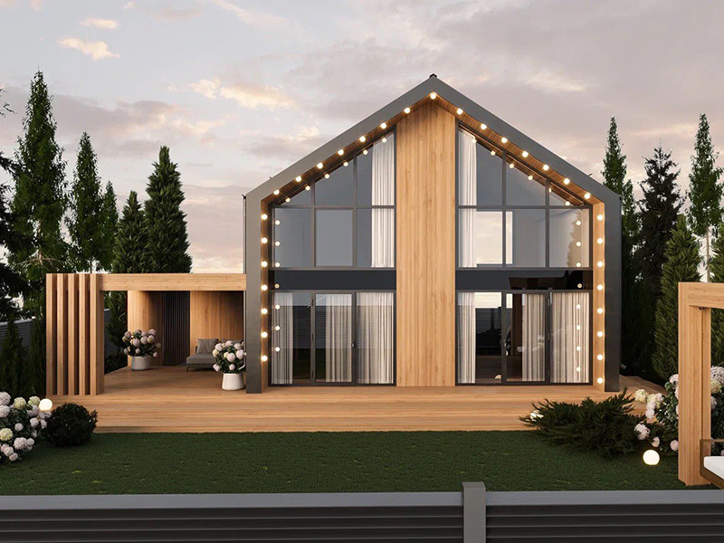Дома в стиле barnhouse
